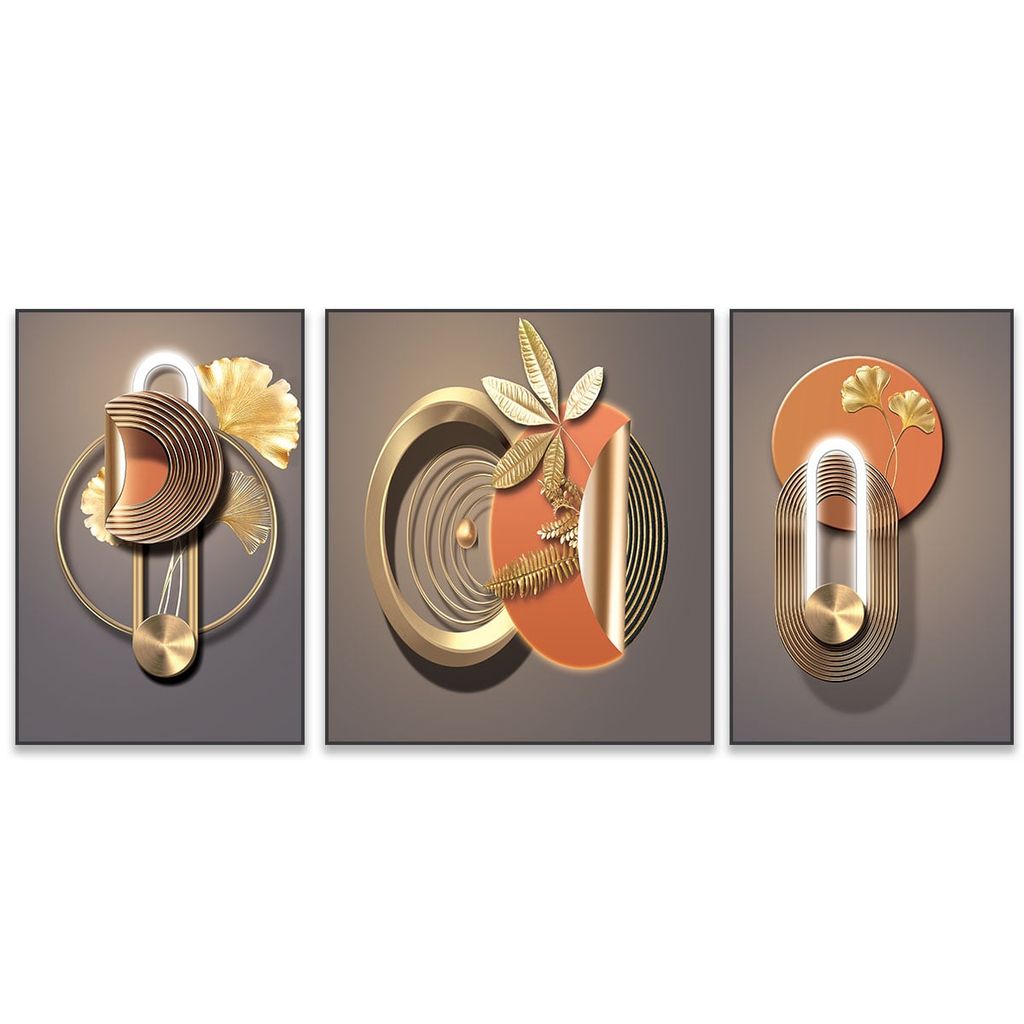 TRANH TREO TƯỜNG KHUNG HỢP KIM - TRANH TREO PHÒNG KHÁCH HIỆN ĐẠI TRỪU TƯỢNG | MÃ SLH-6040