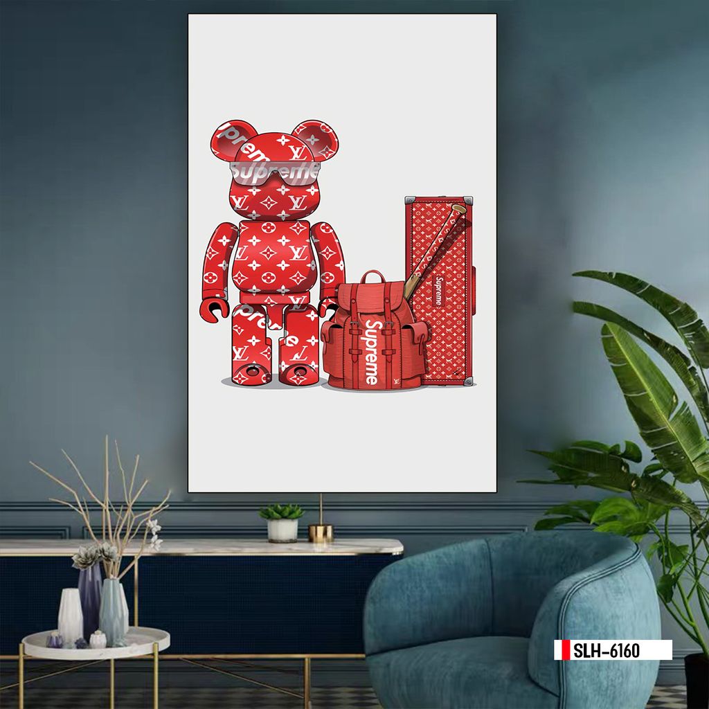 TRANH TREO NHÀ HÀNG, KHÁCH SẠN - CẦU THANG LỐI ĐI - TRANH KAW và BEARBRICK | MÃ SLH-6160