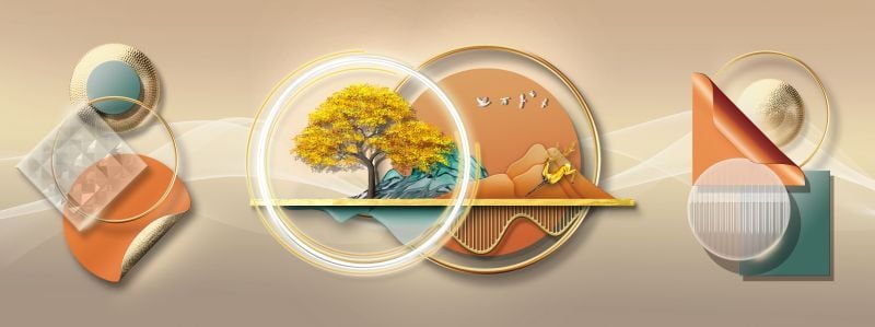 240 TRANH TREO PHÒNG KHÁCH HIỆN ĐẠI - TRANH TRANG TRÍ - TRANH TREO TƯỜNG HƯƠU TÀI LỘC - KIỂU TRANH GHÉP BỘ 3 BỨC | MÃ SLH-6603