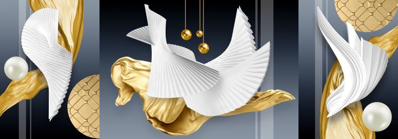 251 TRANH TREO PHÒNG KHÁCH HIỆN ĐẠI - TRANH TRANG TRÍ - TRANH TREO TƯỜNG HIỆN ĐẠI TRỪU TƯỢNG - TRANH GHÉP BỘ 3 BỨC | MÃ SLH-6647