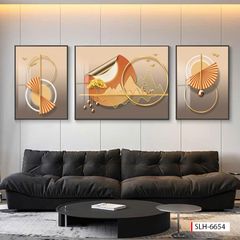 BST171 -TRANH PHONG THỦY 3D - TRANG TRÍ PHÒNG KHÁCH, SAU SOFA, PHÒNG NGỦ - CHỦ ĐỀ HIỆN ĐẠI HƯƠU TÀI LỘC