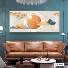 BST163 - TRANH TREO TƯỜNG PHÒNG KHÁCH - SAU SOFA - TRANH TREO TƯỜNG HIỆN ĐẠI HUƠU TÀI LỘC