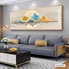 BST163 - TRANH TREO TƯỜNG PHÒNG KHÁCH - SAU SOFA - TRANH TREO TƯỜNG HIỆN ĐẠI HUƠU TÀI LỘC