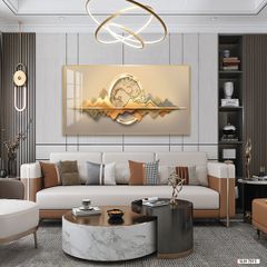 TRANH TREO PHÒNG KHÁCH PHONG THỦY - TRANH HƯƠU TÀI LỘC - KHỔ LỚN | Mã SLH-7015