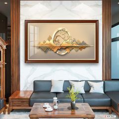 TRANH TREO PHÒNG KHÁCH PHONG THỦY - TRANH HƯƠU TÀI LỘC - KHỔ LỚN | Mã SLH-7015