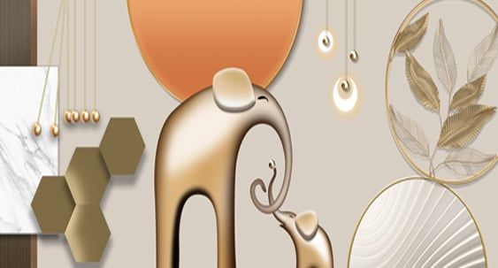 TRANH TREO TƯỜNG PHÒNG KHÁCH - TRANH HIỆN ĐẠI TRỪU TƯỢNG - KHỔ LỚN | MÃ SLH-7068