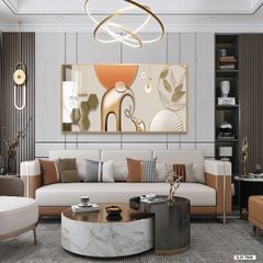 TRANH TREO TƯỜNG PHÒNG KHÁCH - TRANH HIỆN ĐẠI TRỪU TƯỢNG - KHỔ LỚN | MÃ SLH-7068