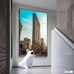 TRANH TREO TƯỜNG - TRANG TRÍ HÀNH LANG, SẢNH, LỐI ĐI - CHỦ ĐỀ TRANH PHONG CẢNH KIẾN TRÚC CHÂU ÂU - TRANH ĐƠN DỌC - MÃ ST (157)