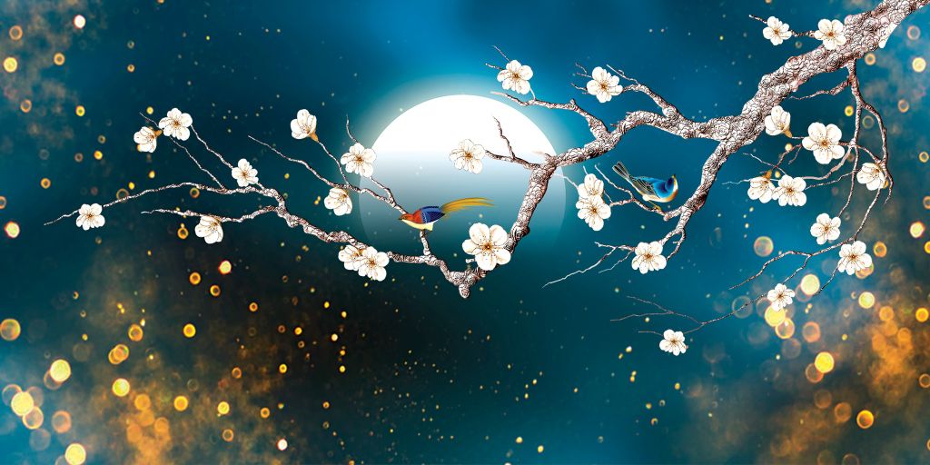 TRANH TREO TƯỜNG KHUNG HỢP KIM - TRANH TREO PHÒNG KHÁCH - TRANH TREO BÌNH HOA - HOA - MÃ T2HD07