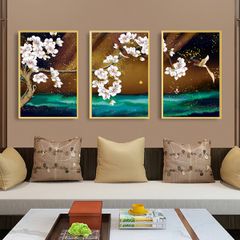 TRANH TREO TƯỜNG KHUNG HỢP KIM - TRANH TREO PHÒNG KHÁCH - TRANH TREO BÌNH HOA - HOA - MÃ T2HD09