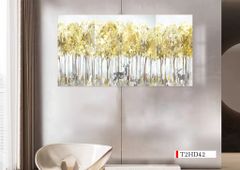 TRANH TREO PHÒNG KHÁCH - PHÒNG ĂN - CẦU THANG - LỐI ĐI - TRANH HIỆN ĐẠI TRỪU TƯỢNG | MÃ T2HD42