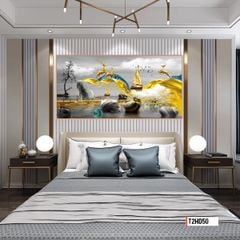 TRANH TREO TƯỜNG PHÒNG KHÁCH - PHÒNG NGỦ - SẢNH LỐI ĐI - TRANH HƯƠU TÀI LỘC | MÃ T2HD50