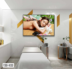 TRANH TREO TƯỜNG KHUNG HỢP KIM - TRANH SPA - MÃ T3D-1133