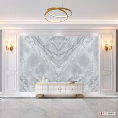 BST161 - TẤM ỐP VÂN ĐÁ ĐỐI XỨNG VÁCH TIVI - PHÒNG KHÁCH -TẤM ỐP PVC