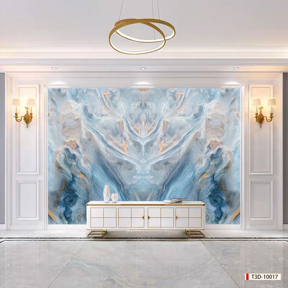 BST161 - TẤM ỐP VÂN ĐÁ ĐỐI XỨNG VÁCH TIVI - PHÒNG KHÁCH -TẤM ỐP PVC