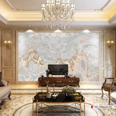 TRANH PVC ỐP TƯỜNG - TRANH VÂN ĐÁ TRẮNG - VÂN MÂY - THẠCH ANH | MÃ T3D-1086445595