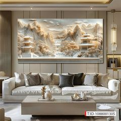 920 - TRANH TREO PHÒNG KHÁCH - TRANH TRANG TRÍ - TRANH TREO TƯỜNG PHONG CẢNH THIÊN NHIÊN - TRANH ĐƠN NGANG | MÃ T3D-1088001305