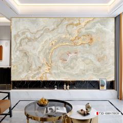 TRANH PVC ỐP TƯỜNG - TRANH VÂN ĐÁ TRẮNG - VÂN MÂY - THẠCH ANH | MÃ T3D-1089170939