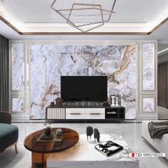 TRANH PVC ỐP TƯỜNG - VÁCH TRANG TRÍ PHÒNG KHÁCH - TRANH VÂN ĐÁ MÃ NÃO | MÃ T3D-1095718322