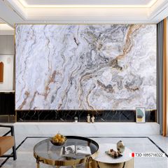 TRANH PVC ỐP TƯỜNG - VÁCH TRANG TRÍ PHÒNG KHÁCH - TRANH VÂN ĐÁ MÃ NÃO | MÃ T3D-1095718322