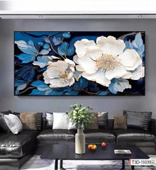 BST 161 TRANH TREO BÌNH HOA 3D - PHÒNG KHÁCH, SAU SOFA, PHÒNG NGỦ - TRANH ĐƠN NGANG
