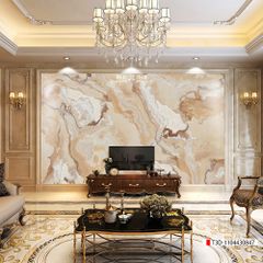 TRANH PVC ỐP TƯỜNG - TRANH VÂN ĐÁ TRẮNG - VÂN MÂY - THẠCH ANH | MÃ T3D-1104430847