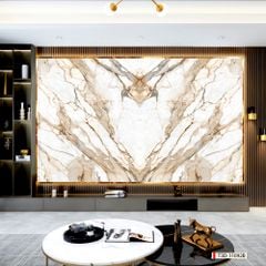 751 - TRANH VÂN ĐÁ ĐỐI XỨNG - TẤM ỐP TRANG TRÍ PHÒNG KHÁCH, VÁCH TIVI - TRANH VÂN ĐÁ HIỆN ĐẠI | MÃ T3D-11092B