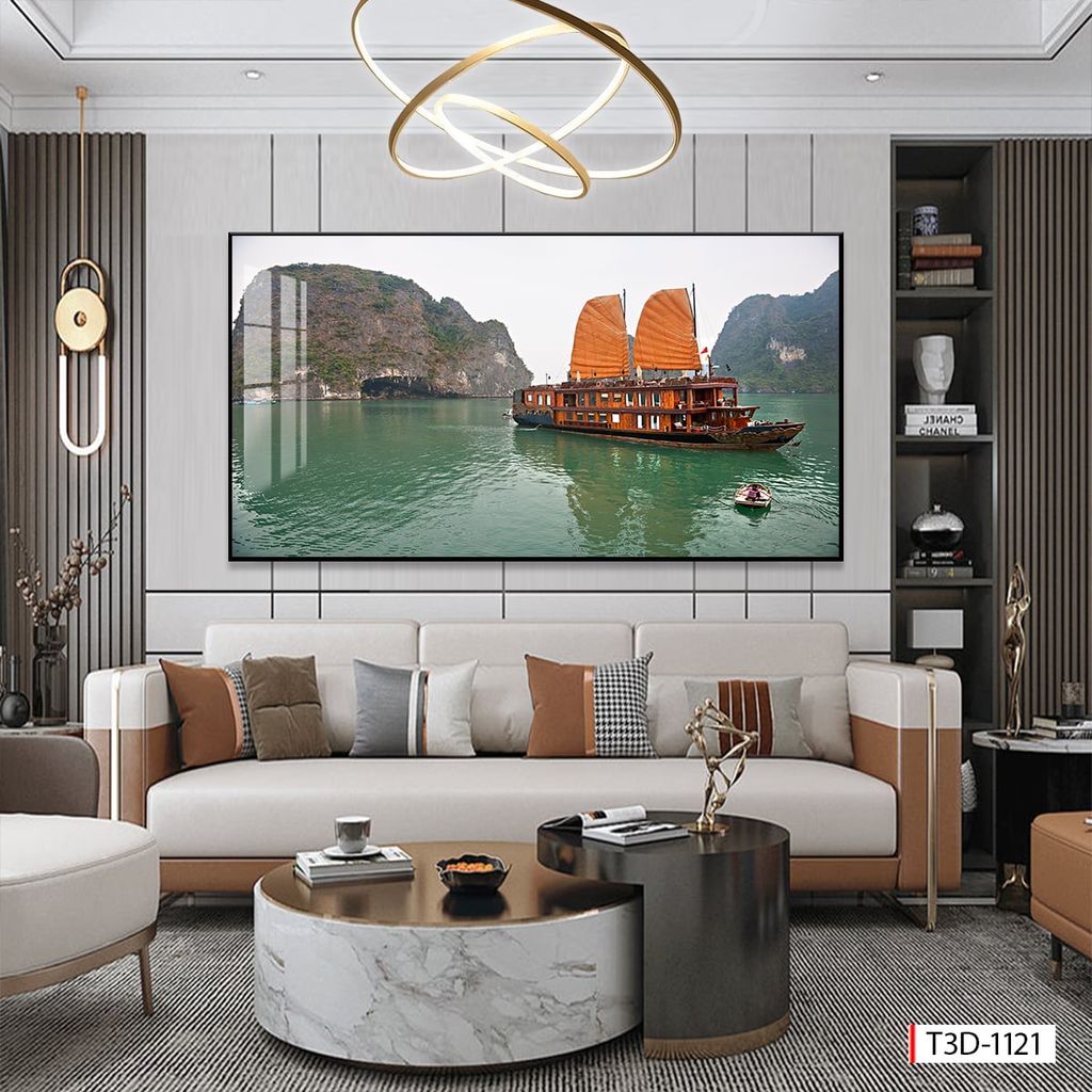 BST60 - TRANH TREO TƯỜNG - PHÒNG KHÁCH, SAU SOFA - CHỦ ĐỀ PHONG CẢNH THIÊN NHIÊN - KHỔ LỚN