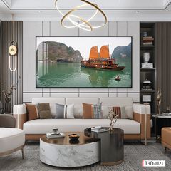 BST60 - TRANH TREO TƯỜNG - PHÒNG KHÁCH, SAU SOFA - CHỦ ĐỀ PHONG CẢNH THIÊN NHIÊN - KHỔ LỚN