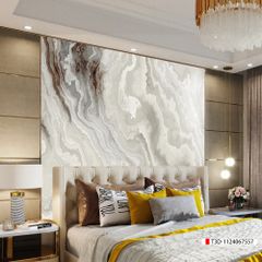 TRANH PVC ỐP TƯỜNG - VÁCH TRANG TRÍ PHÒNG KHÁCH - TRANH VÂN ĐÁ MÃ NÃO | MÃ T3D-1124067557