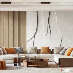 BST 157 TRANH DÁN TƯỜNG HIỆN ĐẠI TRỪU TƯỢNG - TRANH DÁN PHÒNG NGỦ - TRANH DÁN PHÒNG KHÁCH SAU SOFA