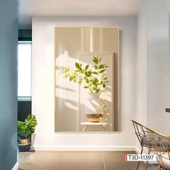 810 - TRANH TREO HÀNH LANG LỐI ĐI - TRANH TRANG TRÍ - TRANH TREO TƯỜNG HOA - BÌNH HOA - KIỂU TRANH ĐƠN DỌC | MÃ T3D-11397