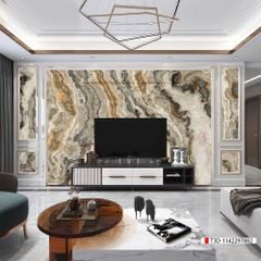 TRANH PVC ỐP TƯỜNG - TRANH VÂN ĐÁ TRẮNG - VÂN MÂY - THẠCH ANH | MÃ T3D-1142297882