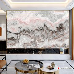 TRANH PVC ỐP TƯỜNG - TRANH VÂN ĐÁ TRẮNG - VÂN MÂY - THẠCH ANH | MÃ T3D-1154168137