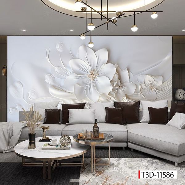 215 TRANH DÁN TƯỜNG 3D -TRANH DÁN PHÒNG NGỦ HOA 3D- TRANH DÁN PHÒNG KHÁCH SAU SOFA | MÃ TRANH T3D-11586