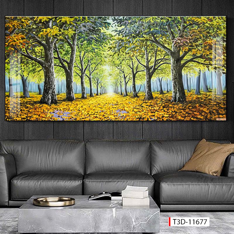 BST171 - TRANH TREO TƯỜNG PHÒNG KHÁCH SAU SOFA - TRANH TREO TƯỜNG PHONG CẢNH THIÊN NHIÊN.
