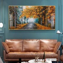BST171 - TRANH TREO TƯỜNG PHÒNG KHÁCH SAU SOFA - TRANH TREO TƯỜNG PHONG CẢNH THIÊN NHIÊN.