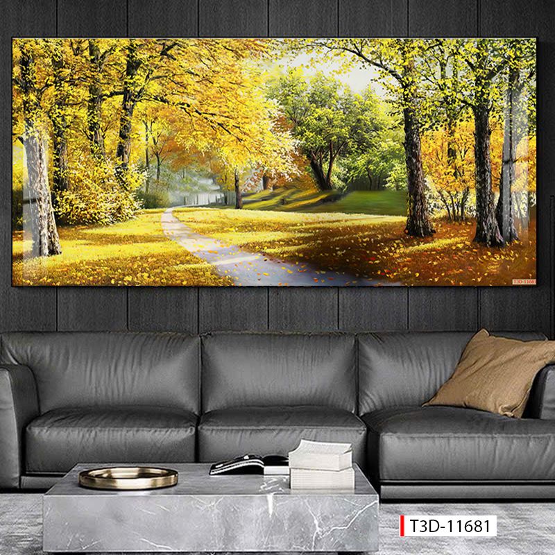 BST171 - TRANH TREO TƯỜNG PHÒNG KHÁCH SAU SOFA - TRANH TREO TƯỜNG PHONG CẢNH THIÊN NHIÊN.
