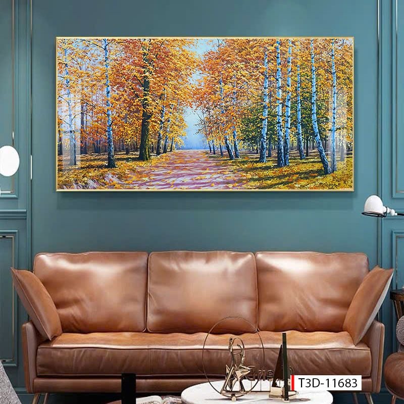 BST171 - TRANH TREO TƯỜNG PHÒNG KHÁCH SAU SOFA - TRANH TREO TƯỜNG PHONG CẢNH THIÊN NHIÊN.