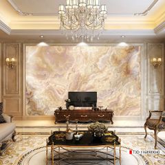 TRANH PVC ỐP TƯỜNG - VÁCH TRANG TRÍ PHÒNG KHÁCH - TRANH VÂN ĐÁ MÃ NÃO | MÃ T3D-1168989040