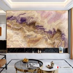 TRANH PVC ỐP TƯỜNG - VÁCH TRANG TRÍ PHÒNG KHÁCH - TRANH VÂN ĐÁ MÃ NÃO | MÃ T3D-1168989043