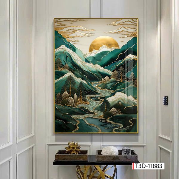 270 - TRANH TREO TƯỜNG CHIẾU NGHỈ CẦU THANG LỐI ĐI - TRANH TREO PHONG CẢNH SÔNG - NÚI - BIỂN| MÃ T3D-11883