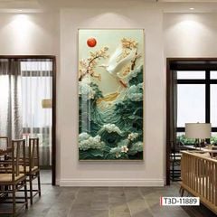 275 - TRANH TREO TƯỜNG CHIẾU NGHỈ CẦU THANG LỐI ĐI - TRANH TREO PHONG CẢNH SÔNG - NÚI - BIỂN| MÃ T3D-11889