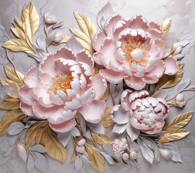 278 TRANH TREO TƯỜNG HOA 3D - TRANH TREO PHÒNG ĂN - TRANH TREO PHÒNG BẾP | MÃ TRANH T3D-11898