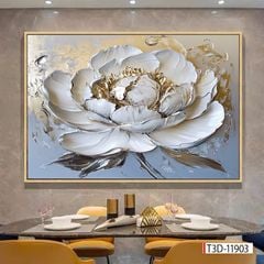 279 TRANH TREO TƯỜNG HOA 3D - TRANH TREO PHÒNG ĂN - TRANH TREO PHÒNG BẾP | MÃ TRANH T3D-11903