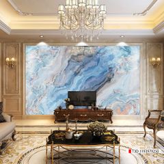 TRANH PVC ỐP TƯỜNG - VÁCH TRANG TRÍ PHÒNG KHÁCH - TRANH VÂN ĐÁ MÃ NÃO | MÃ T3D-1193979250