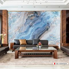 TRANH PVC ỐP TƯỜNG - VÁCH TRANG TRÍ PHÒNG KHÁCH - TRANH VÂN ĐÁ MÃ NÃO | MÃ T3D-1193979250