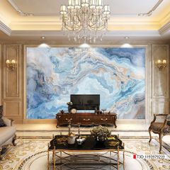 TRANH PVC ỐP TƯỜNG - VÁCH TRANG TRÍ PHÒNG KHÁCH - TRANH VÂN ĐÁ MÃ NÃO | MÃ T3D-1193979259