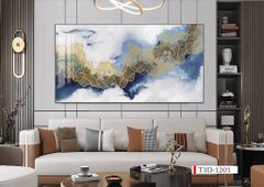 TRANH TREO PHÒNG KHÁCH - PHÒNG ĂN - CẦU THANG - LỐI ĐI - TRANH HIỆN ĐẠI TRỪU TƯỢNG | MÃ T3D-1201