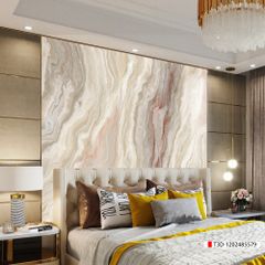 TRANH PVC ỐP TƯỜNG - VÁCH TRANG TRÍ PHÒNG KHÁCH - TRANH VÂN ĐÁ MÃ NÃO | MÃ T3D-1202485579